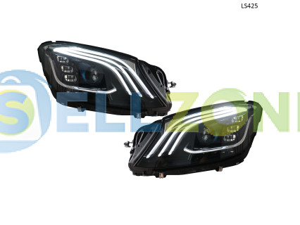 Προβολείς LED ανακαίνισης για Mercedes W222 (2014–2017) με ανακαίνιση μπροστινού προφυλακτήρα – LS425